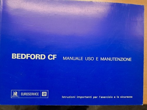 Libretto uso manutenzione - uso,
