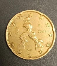 Moneta Rara 20 Centesimi 2002