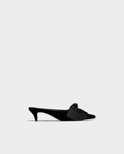 Zara mules donna - zara, velluto