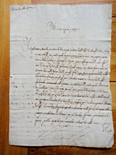 1646-Documento manoscritto del
