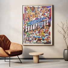 Poster calcio Inghilterra