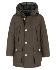 WOOLRICH Boys PARKA CAMOUFLAGE 14 ANNI VERDONE