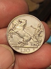 Splendida 1928 10 Lire 1 Rosetta Argento Vittorio Emanuele III 