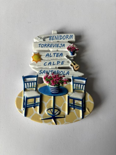 Benidorm fridge magnet cafe - fridge,