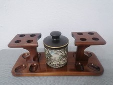 Portapipe Savinelli Porta Tabacco Legno Espositore Tavolo 8 Posti Stand Holder 