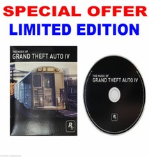 GTA4 "Music of Grand Theft Auto IV" Edizione Speciale CD DISC (Xbox 360/PS3) GTA 4