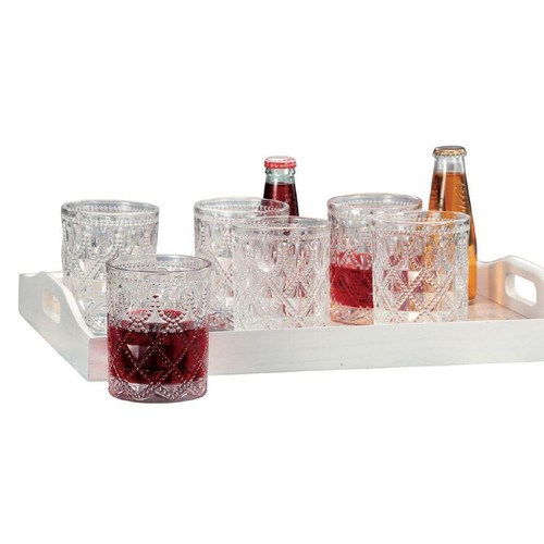 Bicchieri vetro allen set 6 - bicchieri,