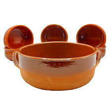 Set da Portata in Ceramica Terracotta da 7 Pezzi - Servizio Completo per Gnoccat