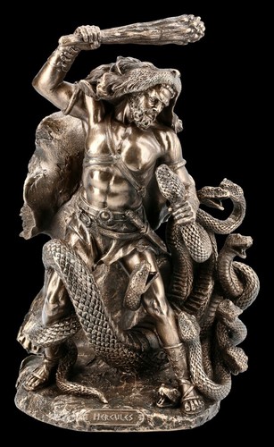 Statua ercole lotta con - -,