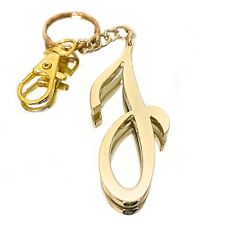 Portachiavi con iniziale J oro da donna ciondolo lettera nome auto casa borsa