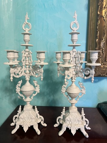 Coppia candelabri in - coppia,