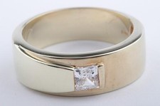 Anello oro giallo 375 cristallo gr57  