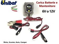CARICA BATTERIE MANTENITORE DI CARICA UNIBAT CH1 6V/12V AUTO MOTO