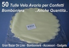 VELO TULLE BOMBONIERA 50 Pz