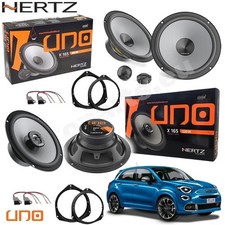 Kit 6 Casse Altoparlanti Hertz Anteriori e Posteriori per Fiat 500  x