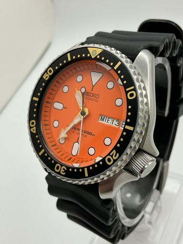 Seiko skx011 orange 7s26 - seiko,