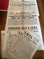 Giornali epoca prime - giornali, (prime