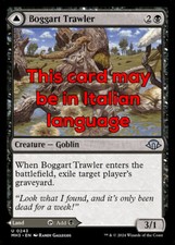 MTG BOGGART TRAWLER FOIL EXC - DRAGATRICE BOGGART 243 - MH3 - MAGIC