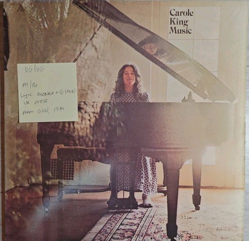 Carole king music vinyl - music,