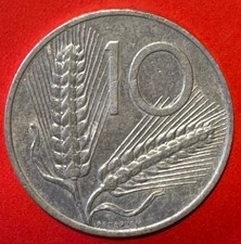 MONETA DA 10 LIRE DEL 1973 REP. ITALIANA PROVENIENTE DA COLLEZIONE PRIVATA