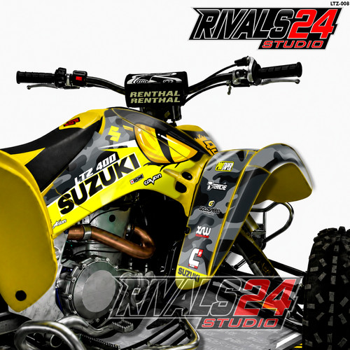 Ltz 400 suzuki wrap graphics - suzuki,