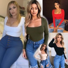 Camicia donna basic sexy slim