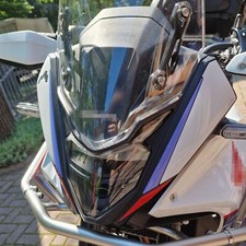 Adesivi Moto Resinati 3D compatibili con Honda Transalp 750 2023 Faro Fanale