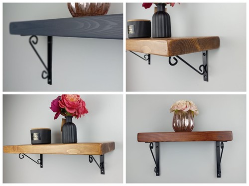 Scaffale rustico vintage - rustico,