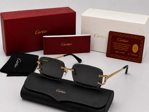 Cartier big lente nera senza - cartier,