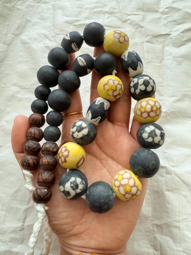 Perline ceramica nepalese - perline, in