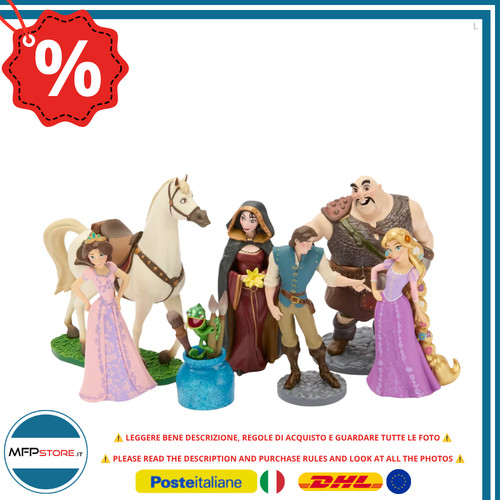Set personaggi rapunzel - set, 7