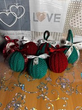 Vendo palline di natale fatte