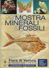 29 ª Mostra Minerali e Fossili Verona catalogo