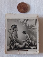 Scatola Fiammiferi Vintage Cabaret Les Naturistes Pin up Collezione Mercatino 