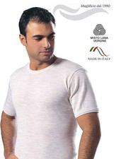 Maglia uomo manica corta misto