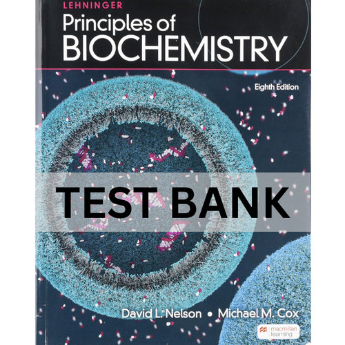 Test bank lehninger principi - test,