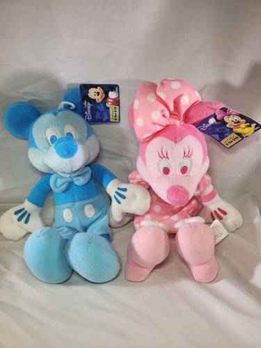 Peluche disney topolino - blu, e