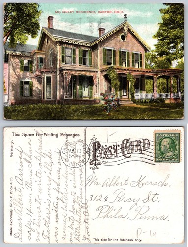 Cartolina mckinley residence - mckinley,