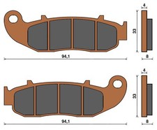 Top4 Pastiglie freno Sint Ant