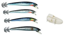 Kit 4 Totanare + Affondatore Stim Pesca a Traina Calmaro Calamari Totanara
