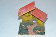 VECCHIA CASETTA IN LEGNO E CARTONE PER PRESEPE 2