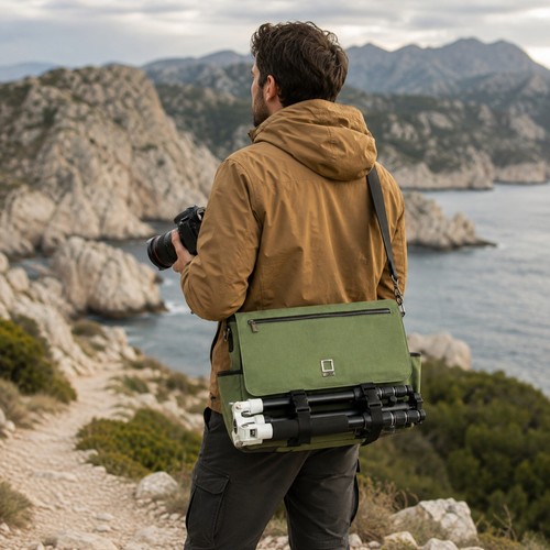 Borsa per fotocamera - in, tela