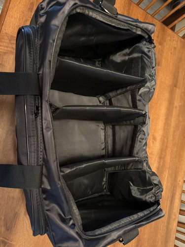 Borsa sneaker tripla nera con