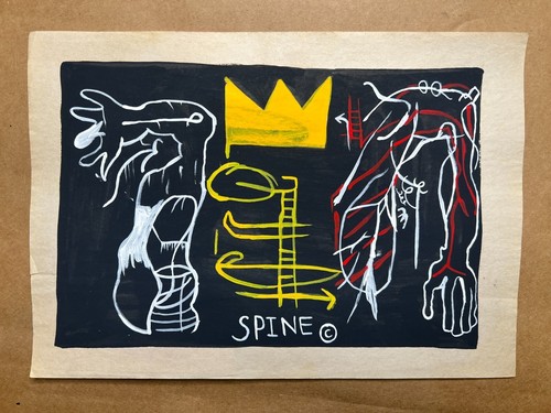 Jean michel basquiat - jean-michel, disegno