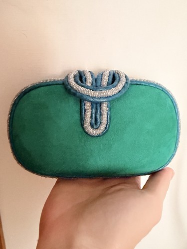 Borsa clutch maliparmi verde - borsa,