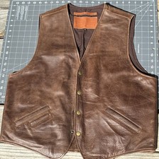 RARO GILET PELLE CORONADO UOMO