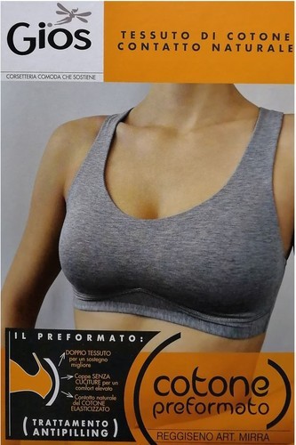 Gios reggiseno cotone - gios, donna