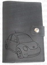 Portadocumenti portalibretto pelle auto Volkswagen New beetle Libro Leather