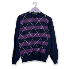 Maglione Fred Perry blue viola