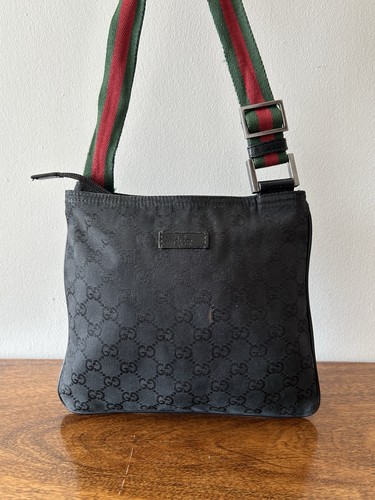 Borsa tracolla gucci nera - a,